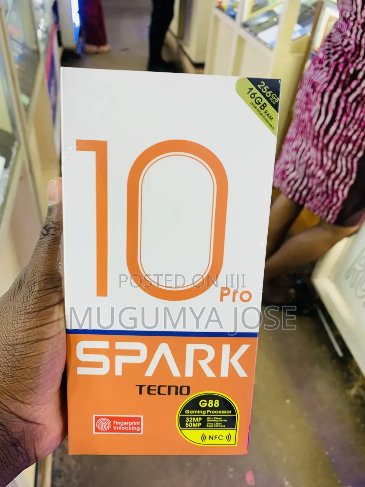 New Tecno Spark 10 Pro 256 GB Black