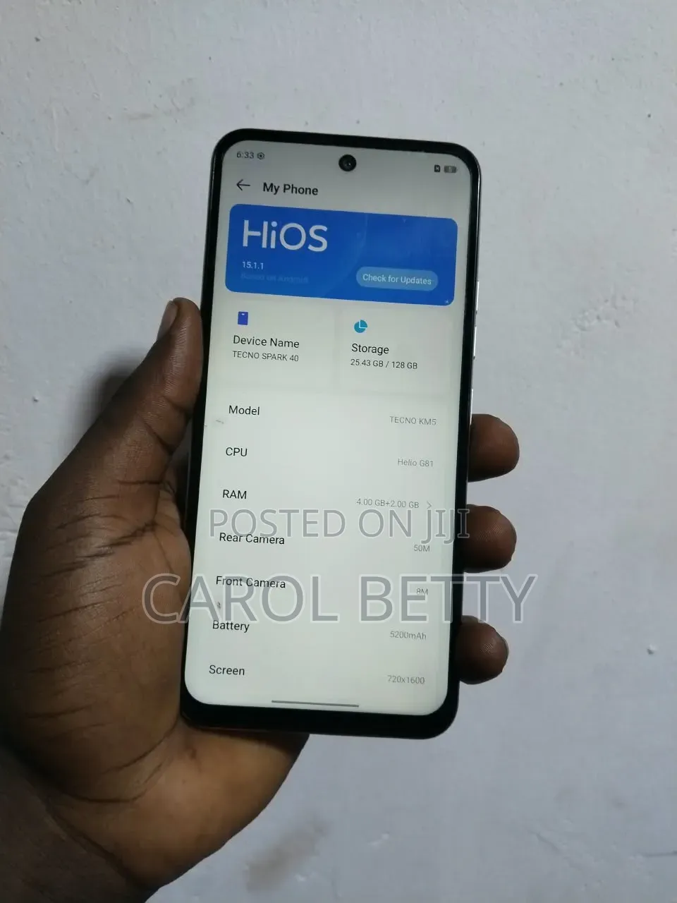 Tecno Pop 10 64 GB Silver