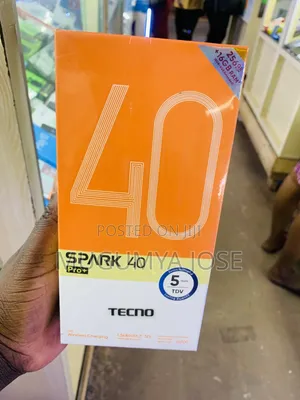 New Tecno Spark 40 Pro+ 256 GB Black