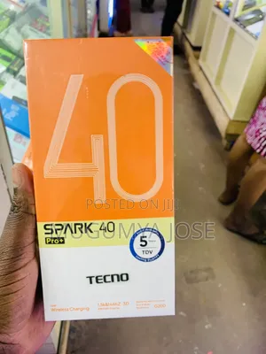 New Tecno Spark 40 Pro+ 256 GB Black