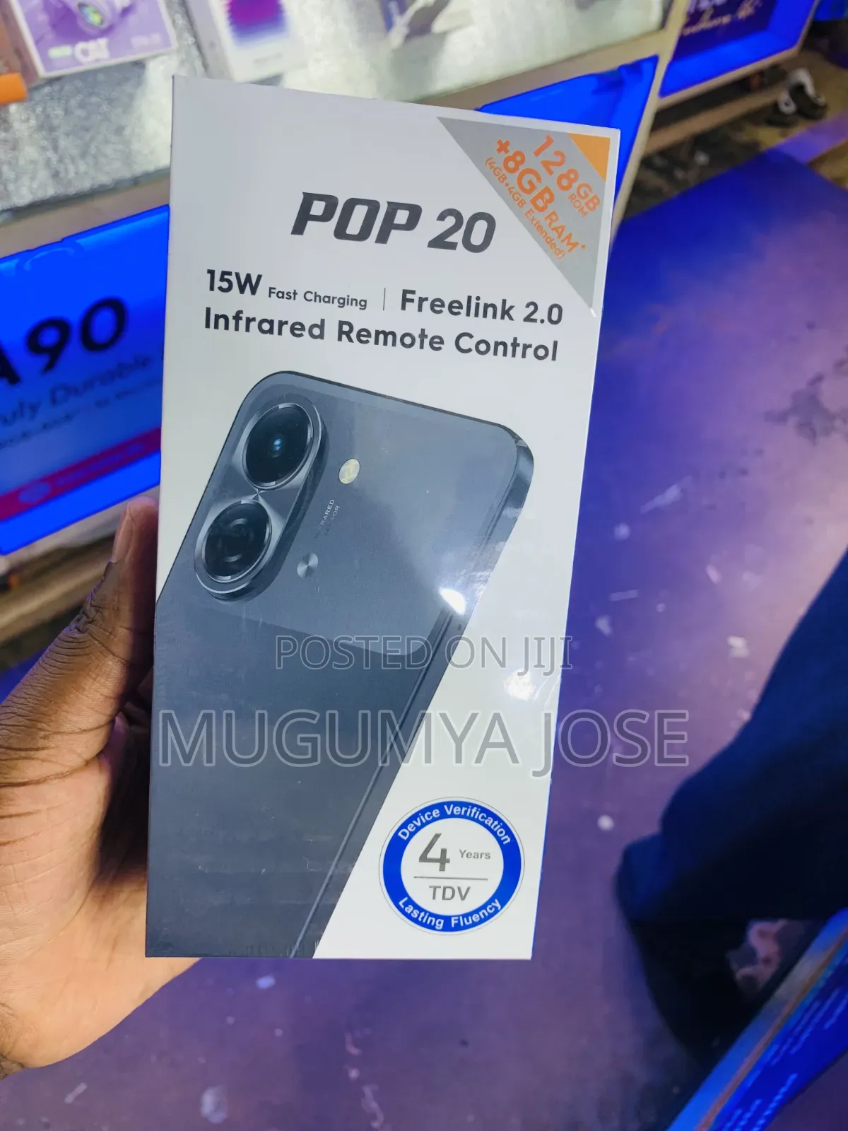 New Tecno Pop 20 128 GB Black