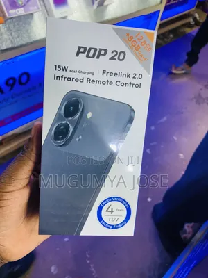 New Tecno Pop 20 128 GB Black