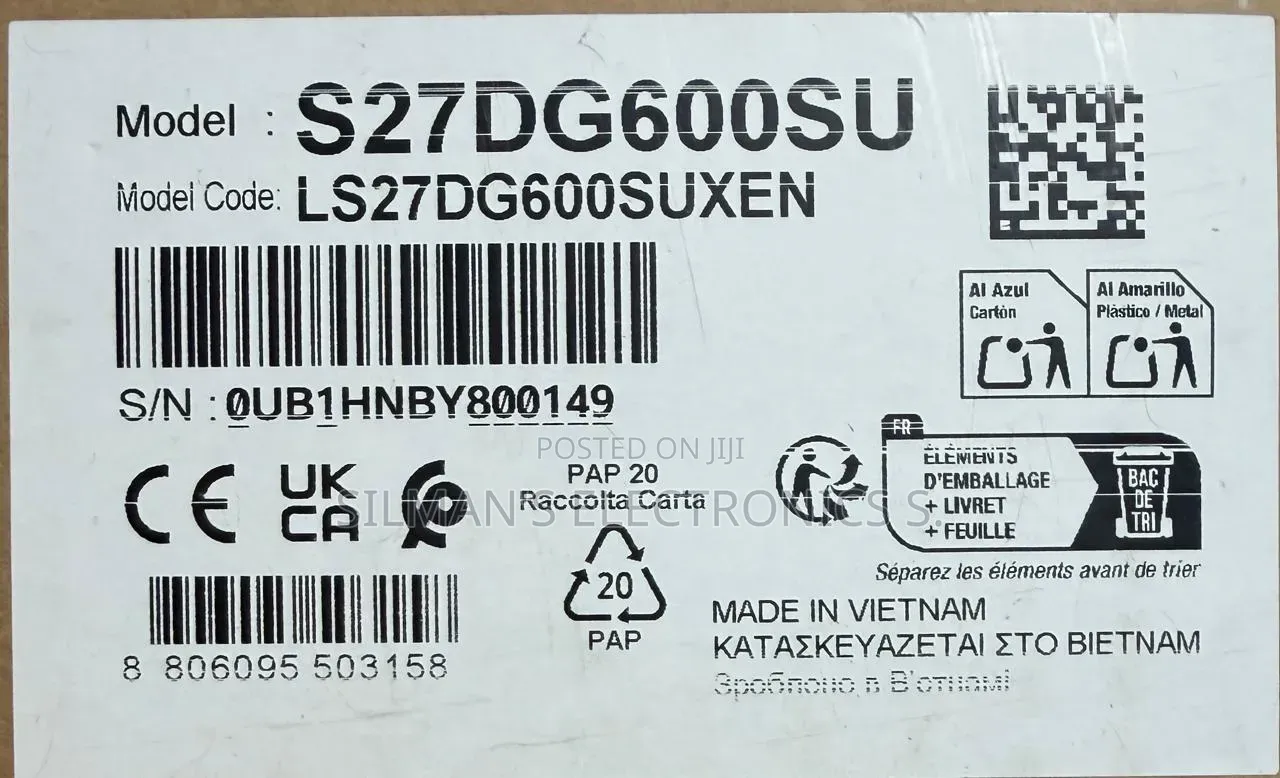 Samsung 27" Odyssey G6 Flat Gaming Monitor