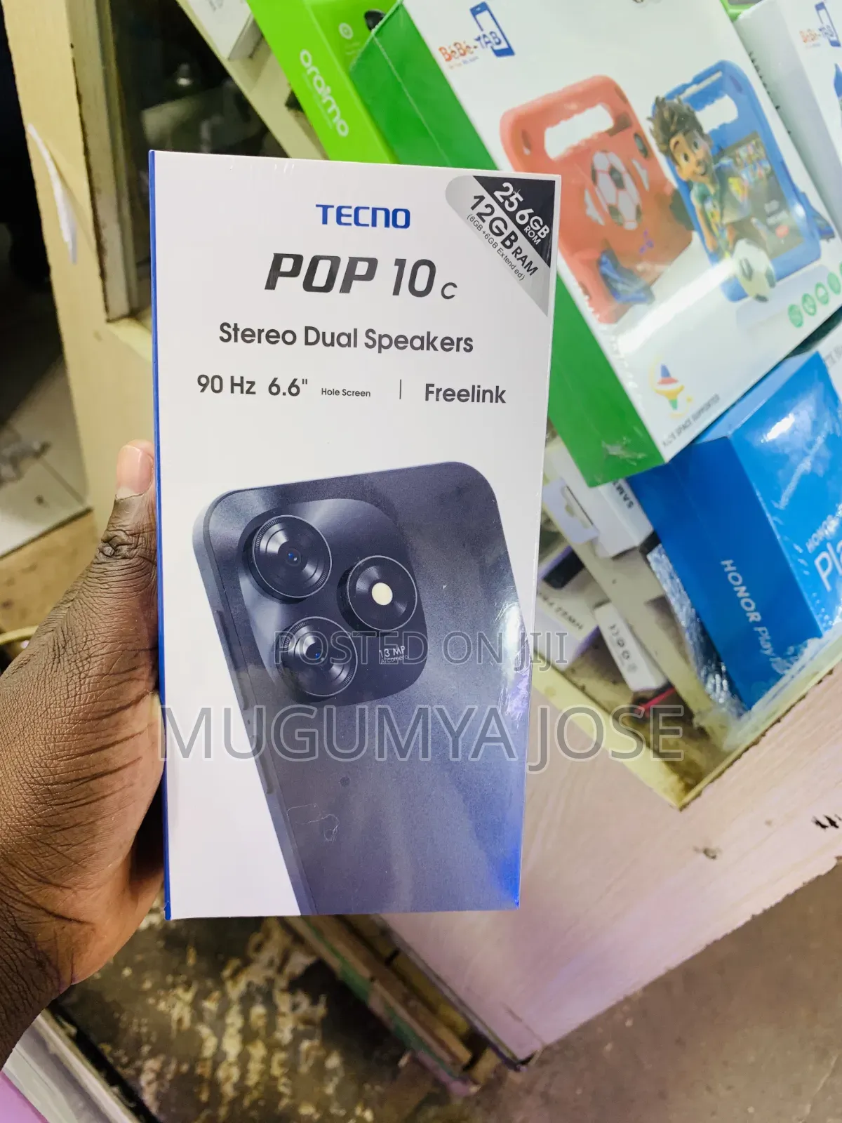 New Tecno Pop 10C 128 GB Black