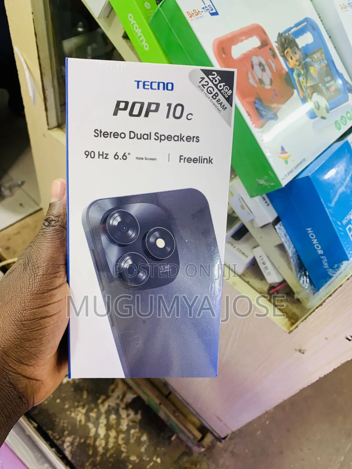 New Tecno Pop 10C 128 GB Black