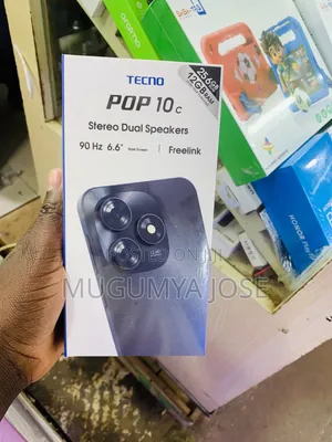 New Tecno Pop 10C 128 GB Black