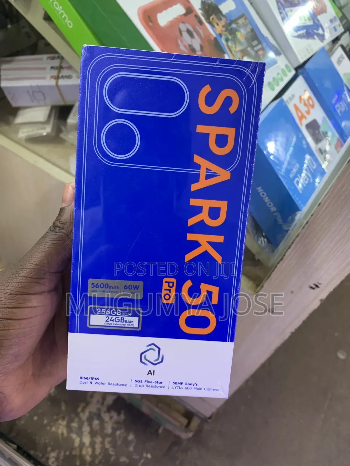 New Tecno Camon 50 Pro 256 GB Black