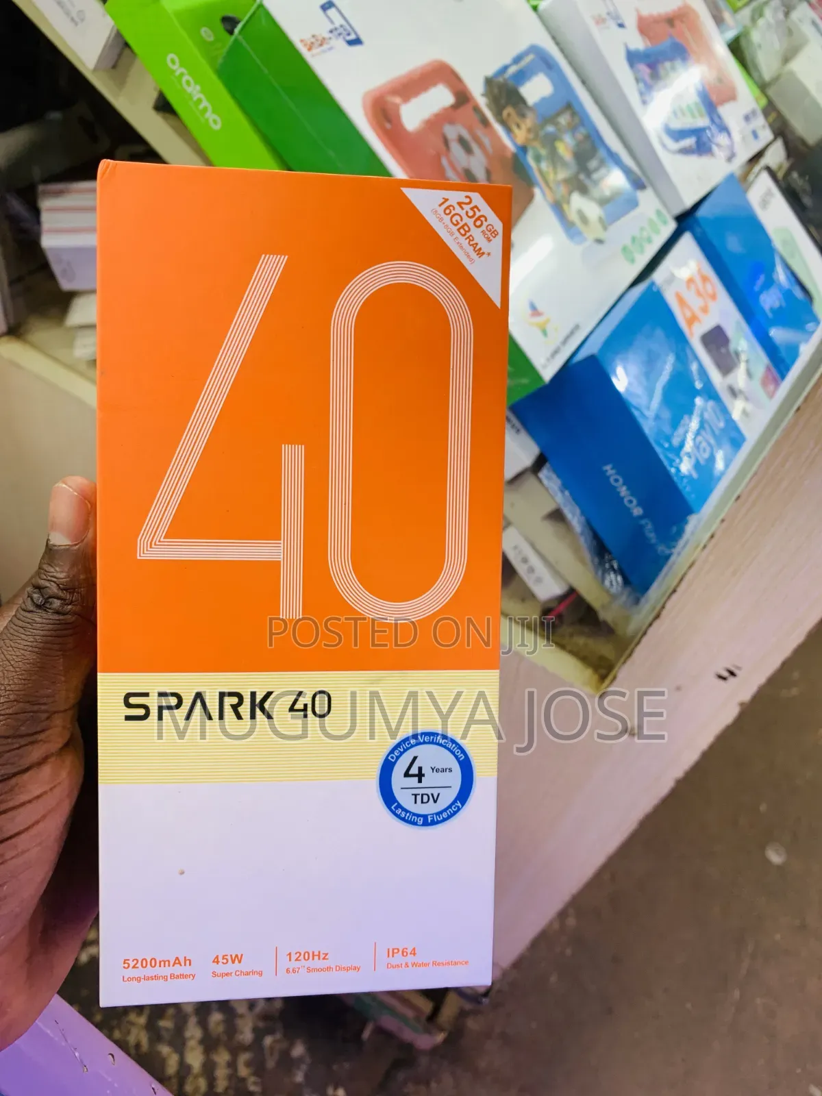 New Tecno Spark 40 256 GB Black