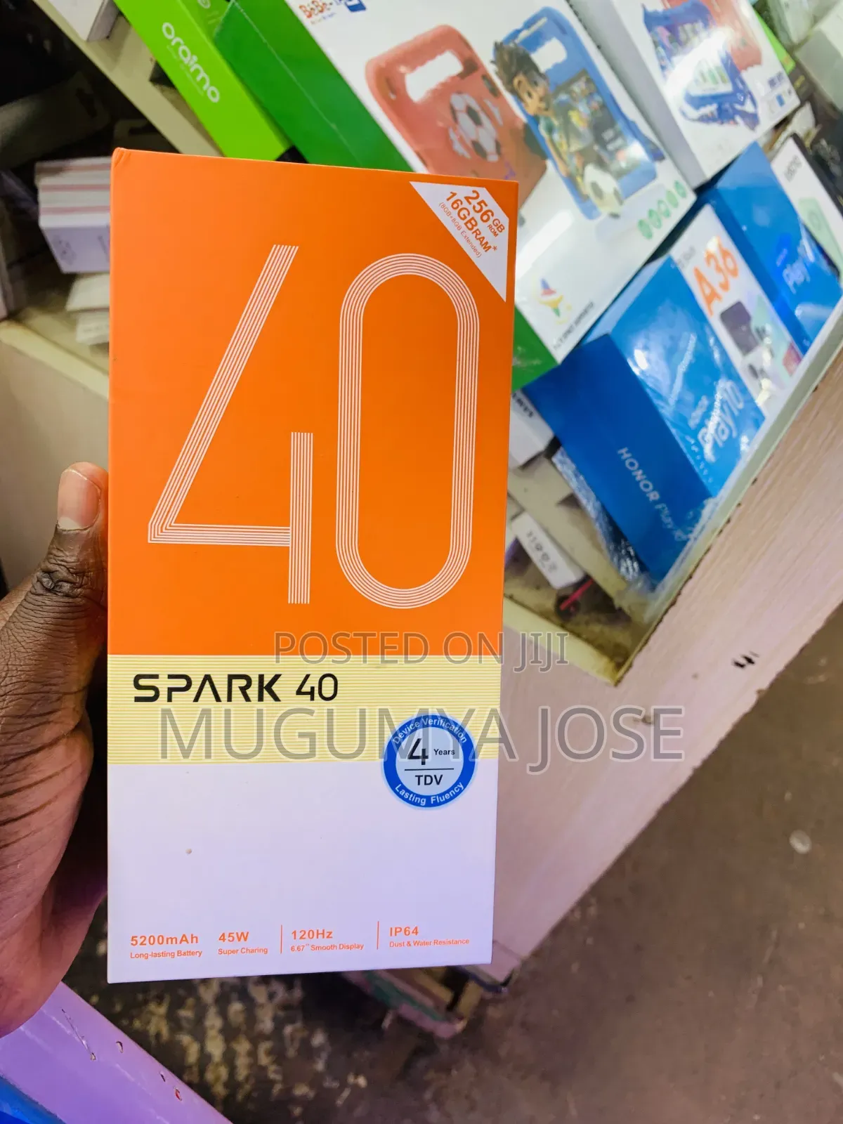 New Tecno Spark 40 256 GB Black