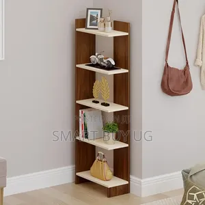 White Wooden Book Shelf 5 Tier Office Library Rack Bk729 4