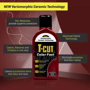 Maroon and Red Car Paint T- Cut and Restorer