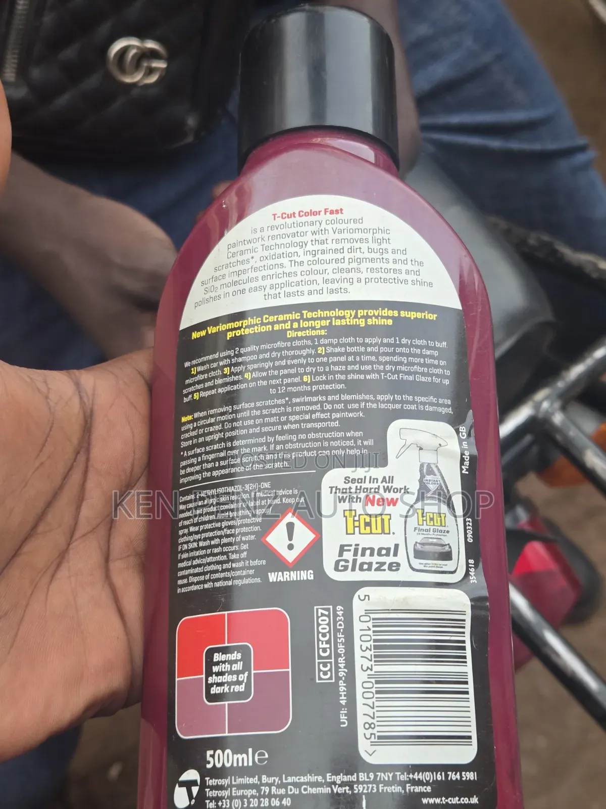 Maroon and Red Car Paint T- Cut and Restorer