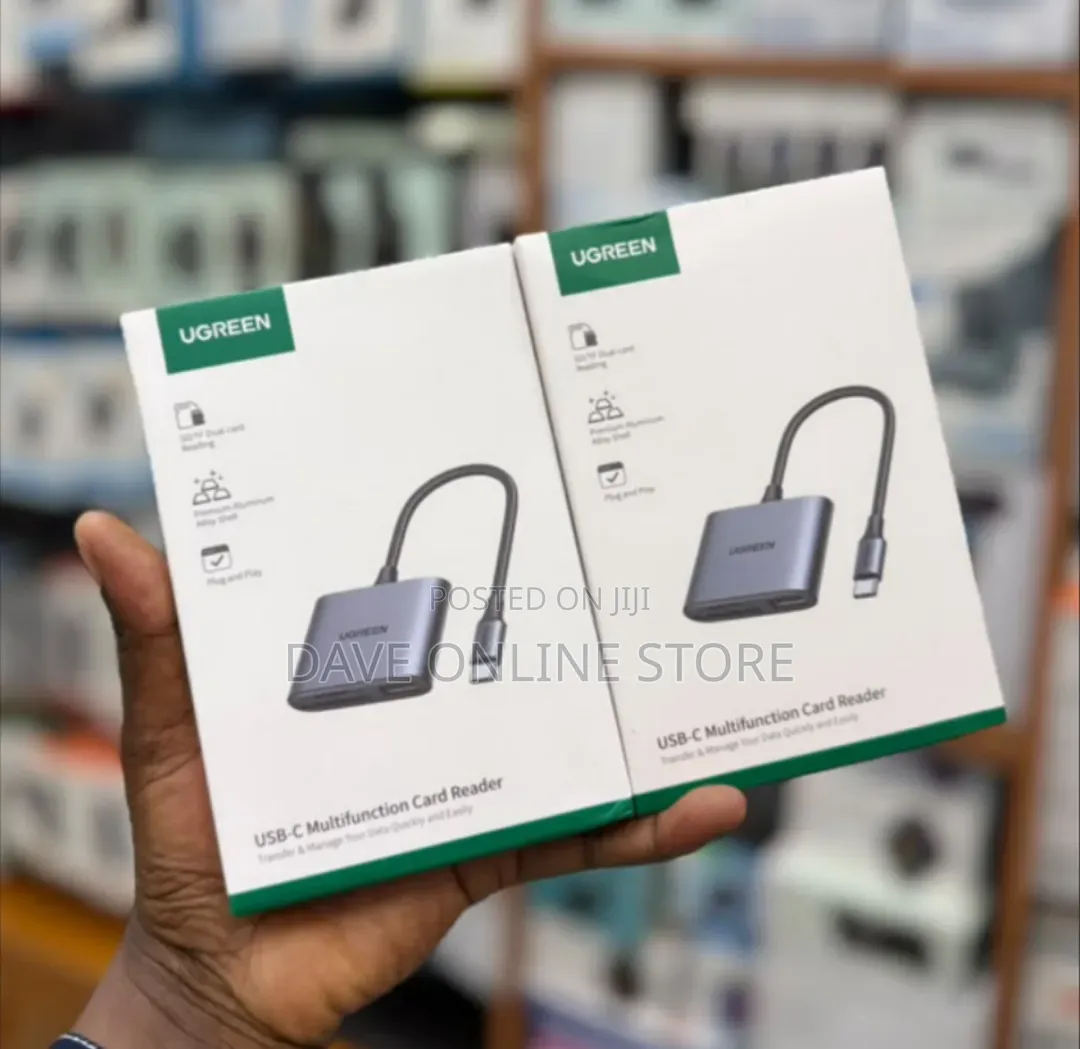 UGREEN 3-in-1 USB-C Multifunction Card Reader