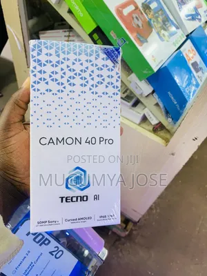 New Tecno Camon 40 Pro 4G 256 GB Black