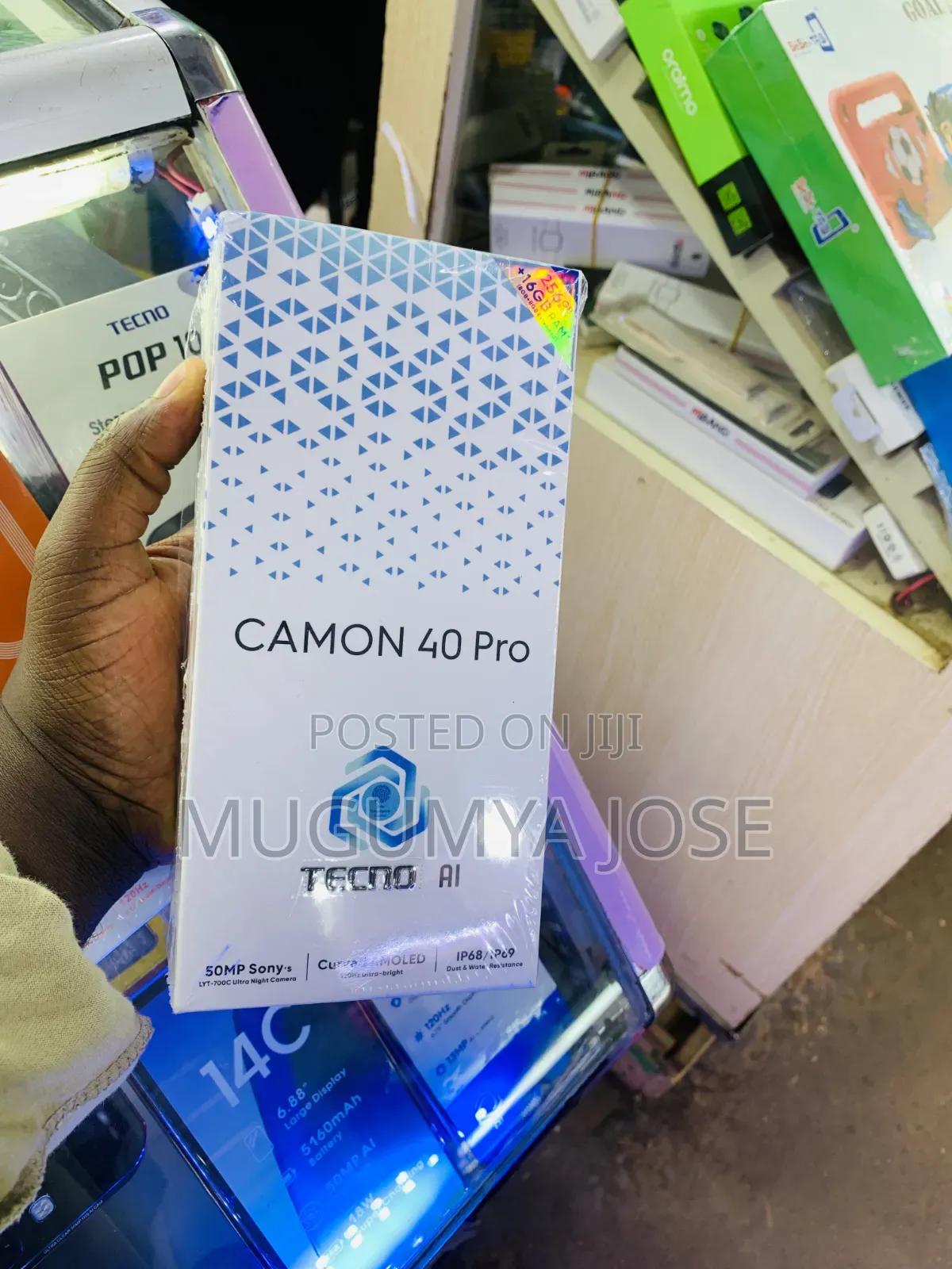 New Tecno Camon 40 Pro 4G 256 GB Black
