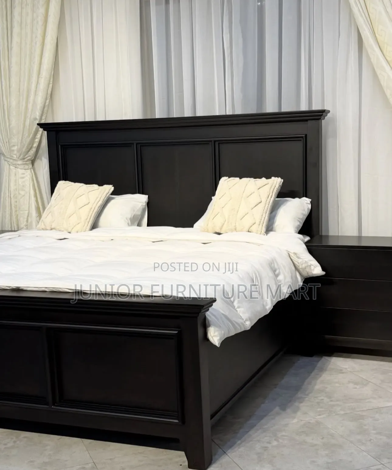 Modern Hardwood Bed