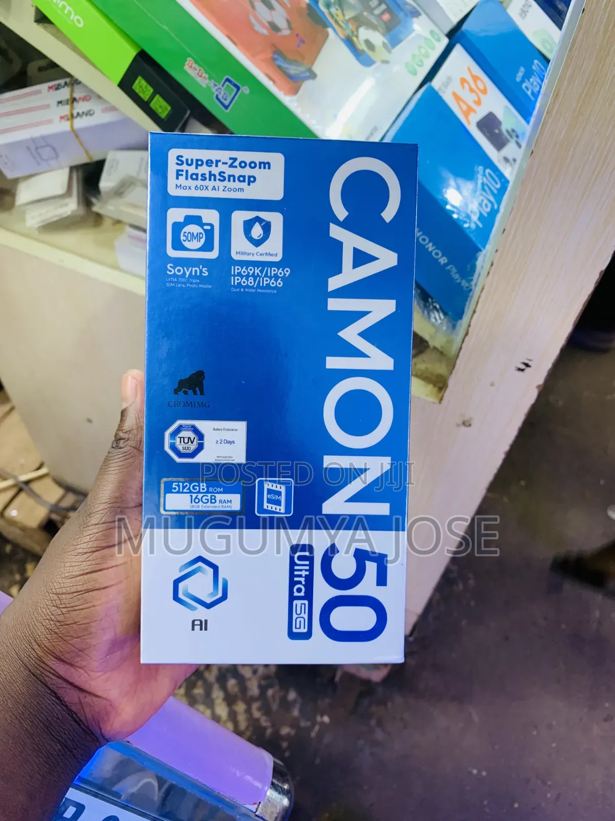 New Tecno Camon 50 Ultra 512 GB Black