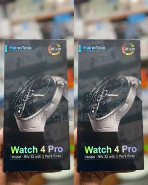 Haino Teko Germany Watch 4 Pro RW-32 With AMOLED Curved Glass Screen