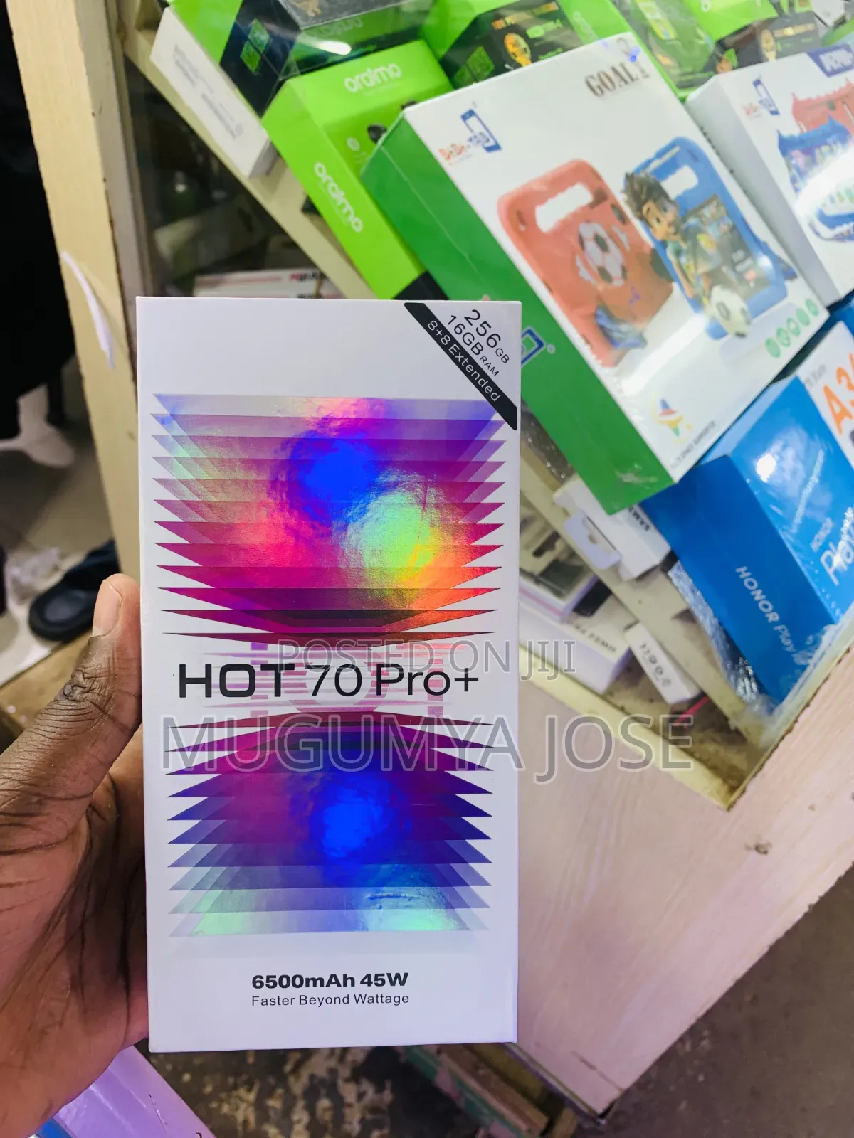 New Infinix Hot 70 Pro 5G+ 256 GB Black