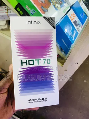 New Infinix Hot 70 Pro 5G+ 256 GB Black