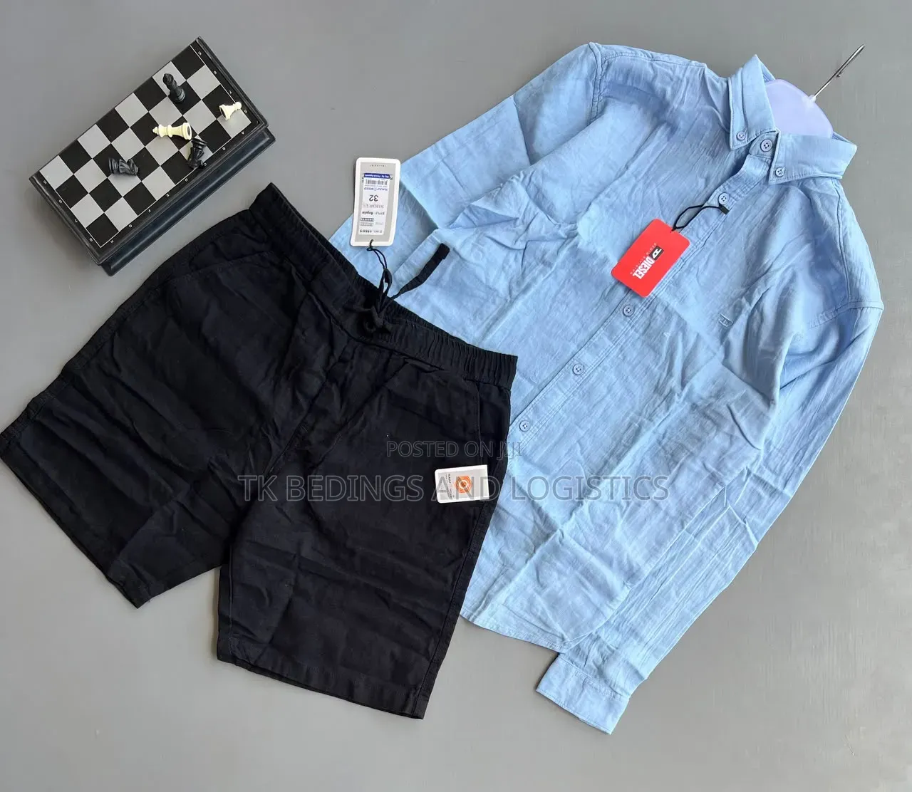 Linen 2 Piece Men Outfit
