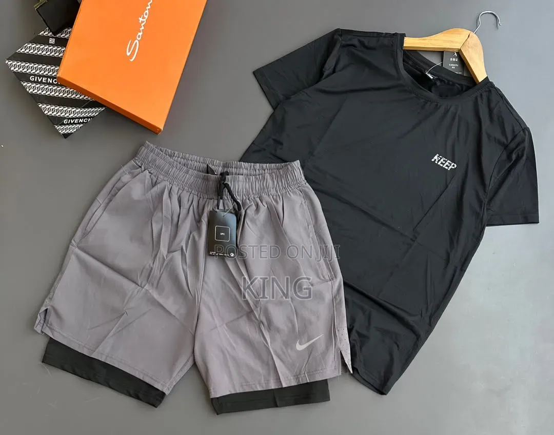 Quick Dry T-Shirts and Shorts for Gym