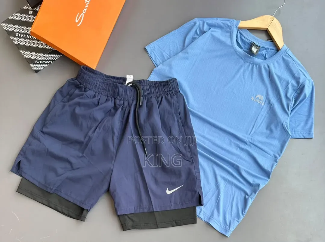 Standard Athletic Shirt/Short Set Gym Style Outfit