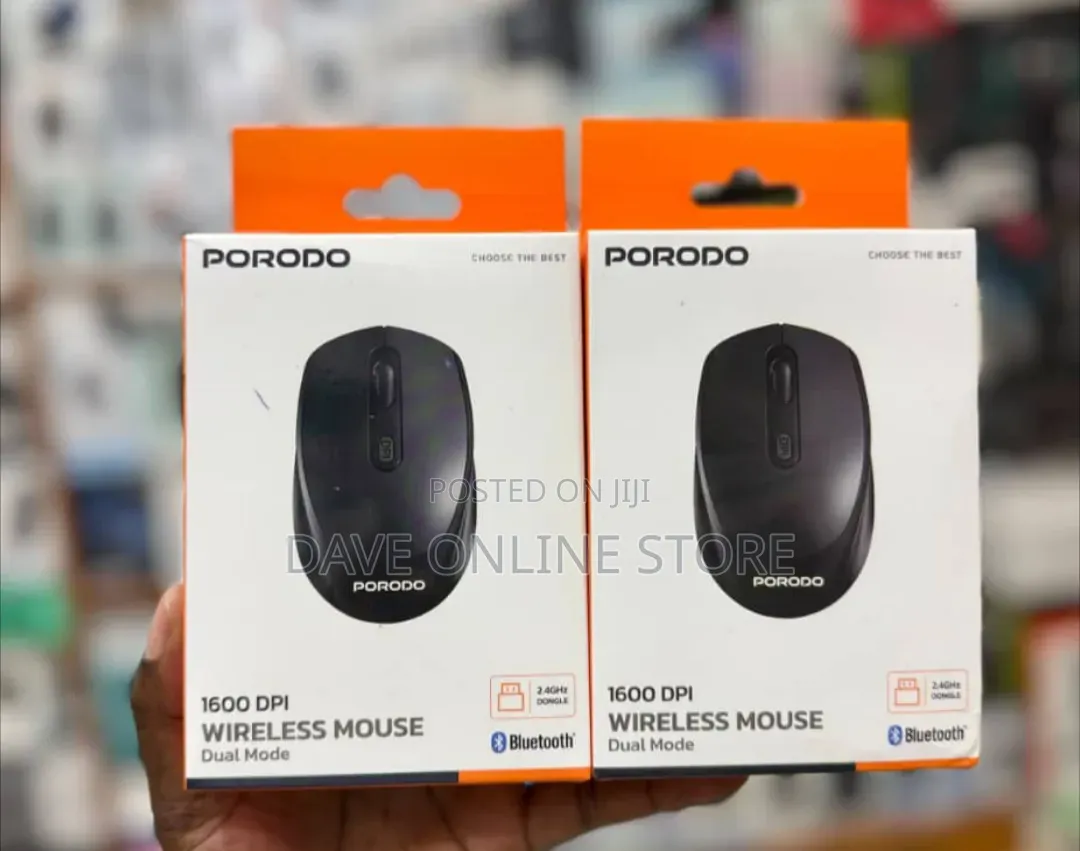 Porodo 1600 DPI Wireless Mouse Dual Mode