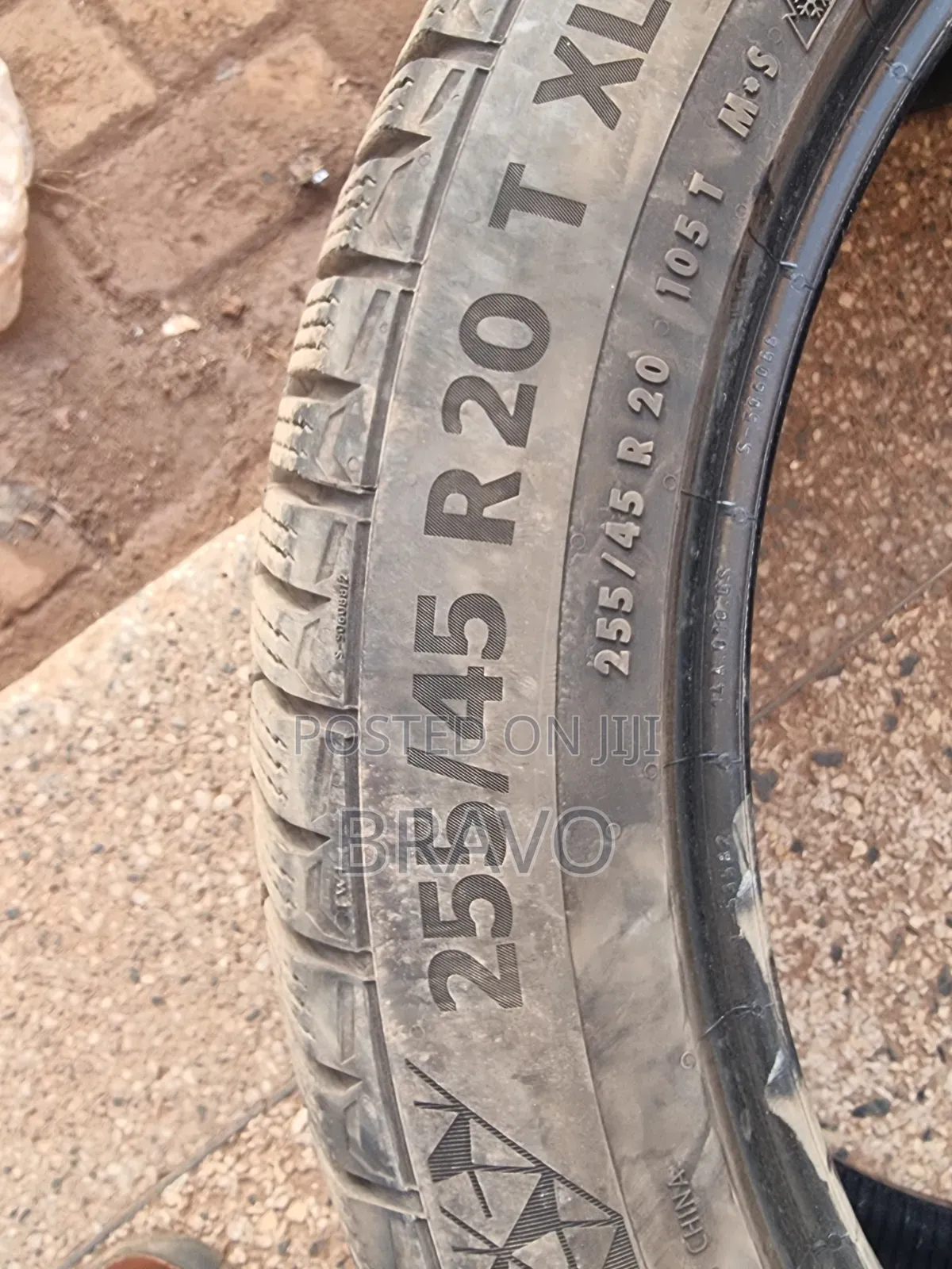 255/45r20 Continental Used Tyres for Harrier