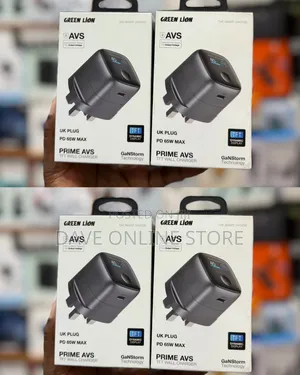 Green Lion Prime AVS TFT Wall Charger 65W