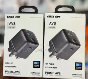 Green Lion Prime AVS TFT Wall Charger 65W