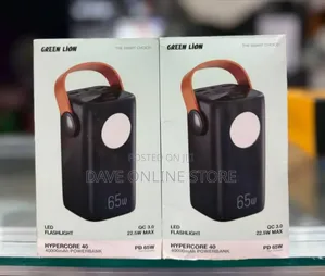 Green Lion Hyper Core 40 Power Bank (40000mAh, 65W PD)