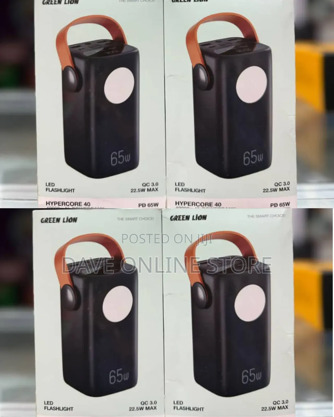 Green Lion Hyper Core 40 Power Bank (40000mAh, 65W PD)