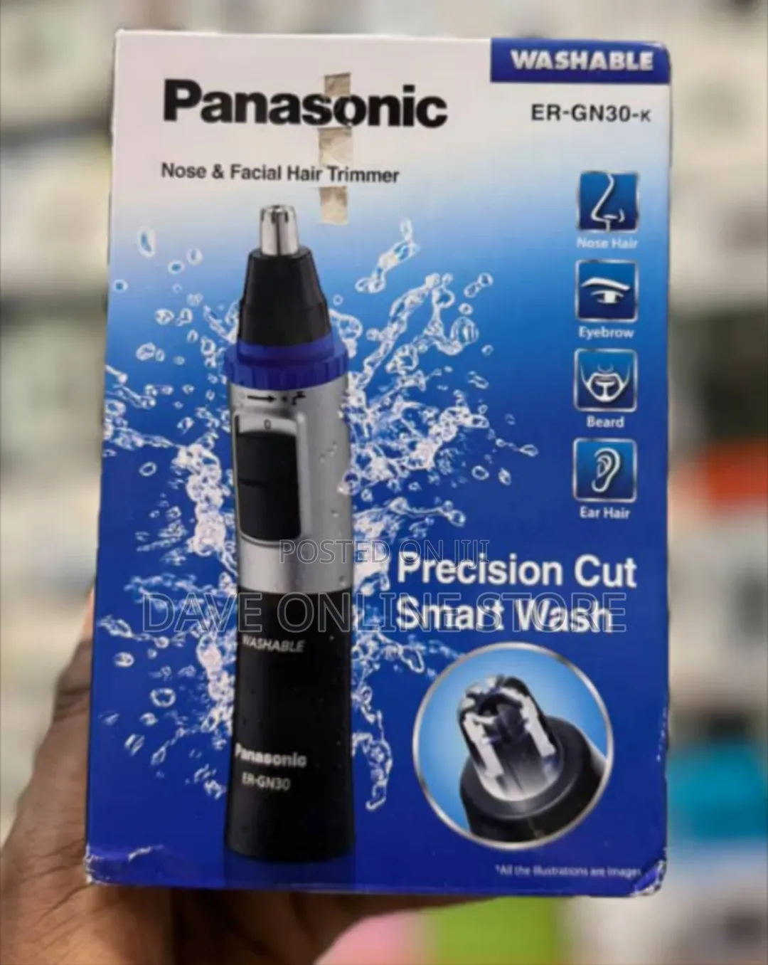 Panasonic ER-GN30-K Nose & Facial Hair Trimmer
