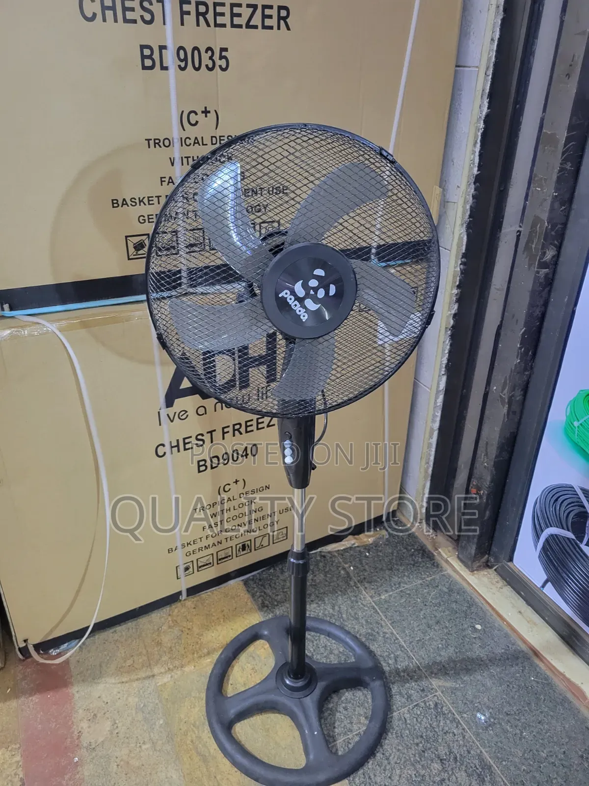 Electric Stand Fan Panda