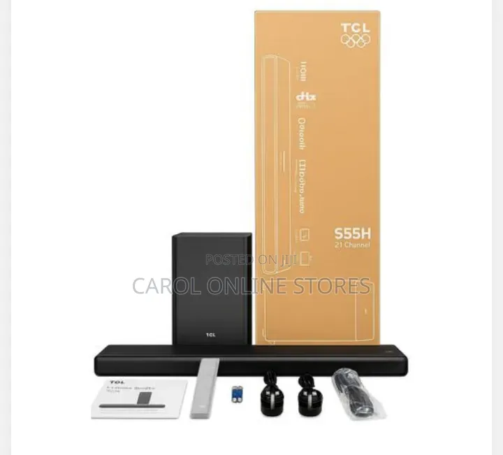 TCL S55H 2.1 Channels Wireless Sound Bar System