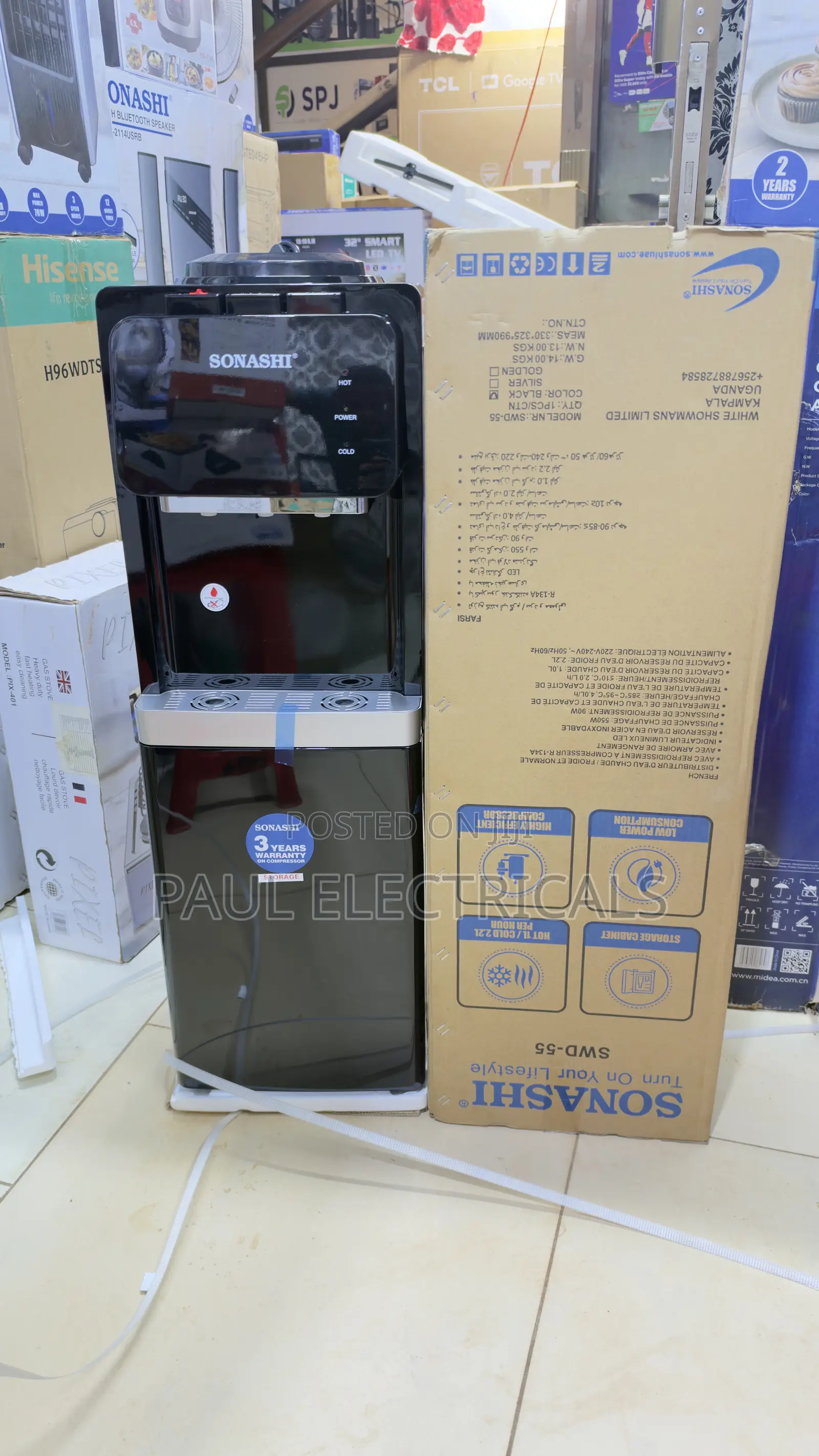 Sonashi Water Dispenser 3taps