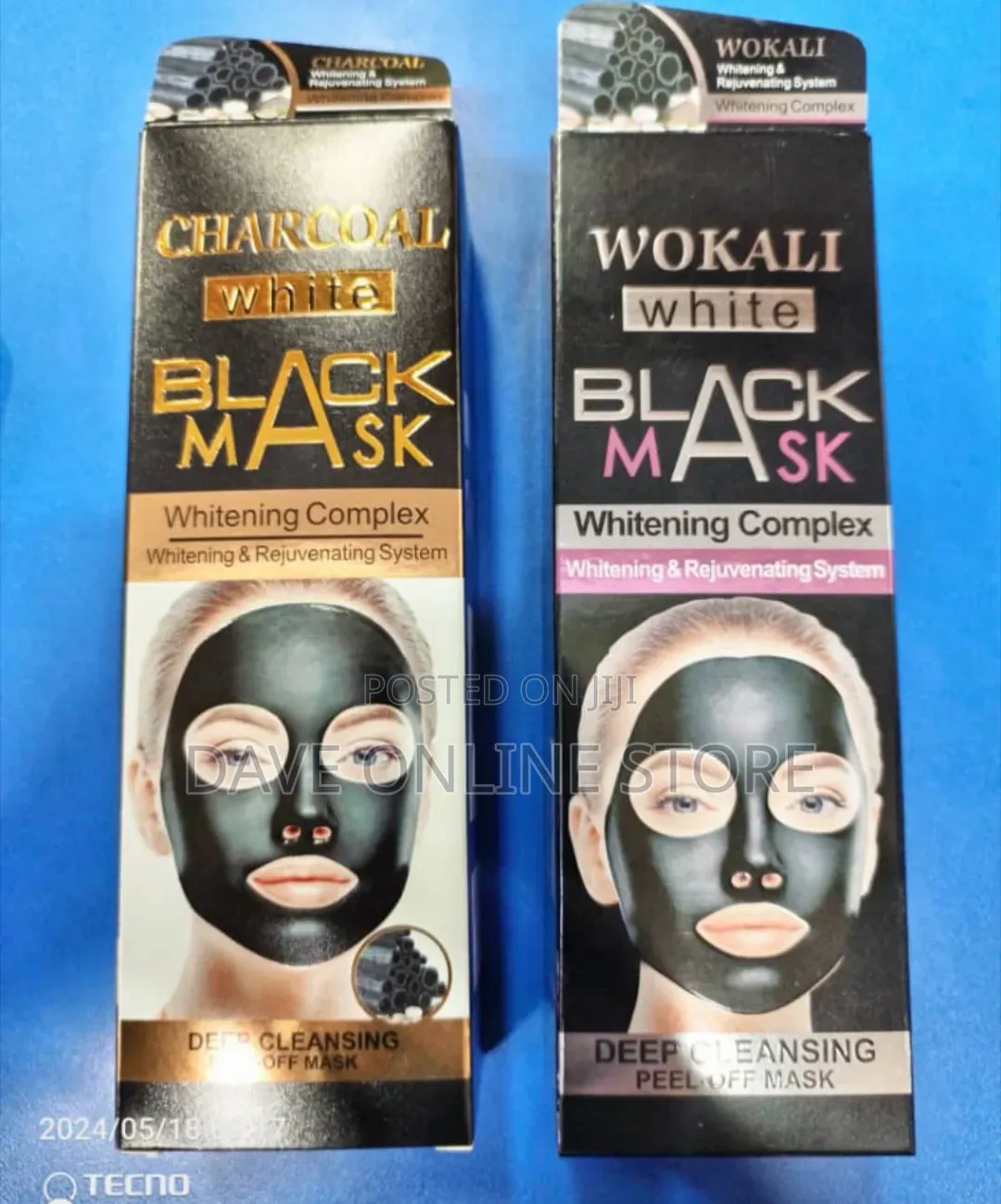 Wokali White Black Mask Deep Cleansing Peel-Off Mask,