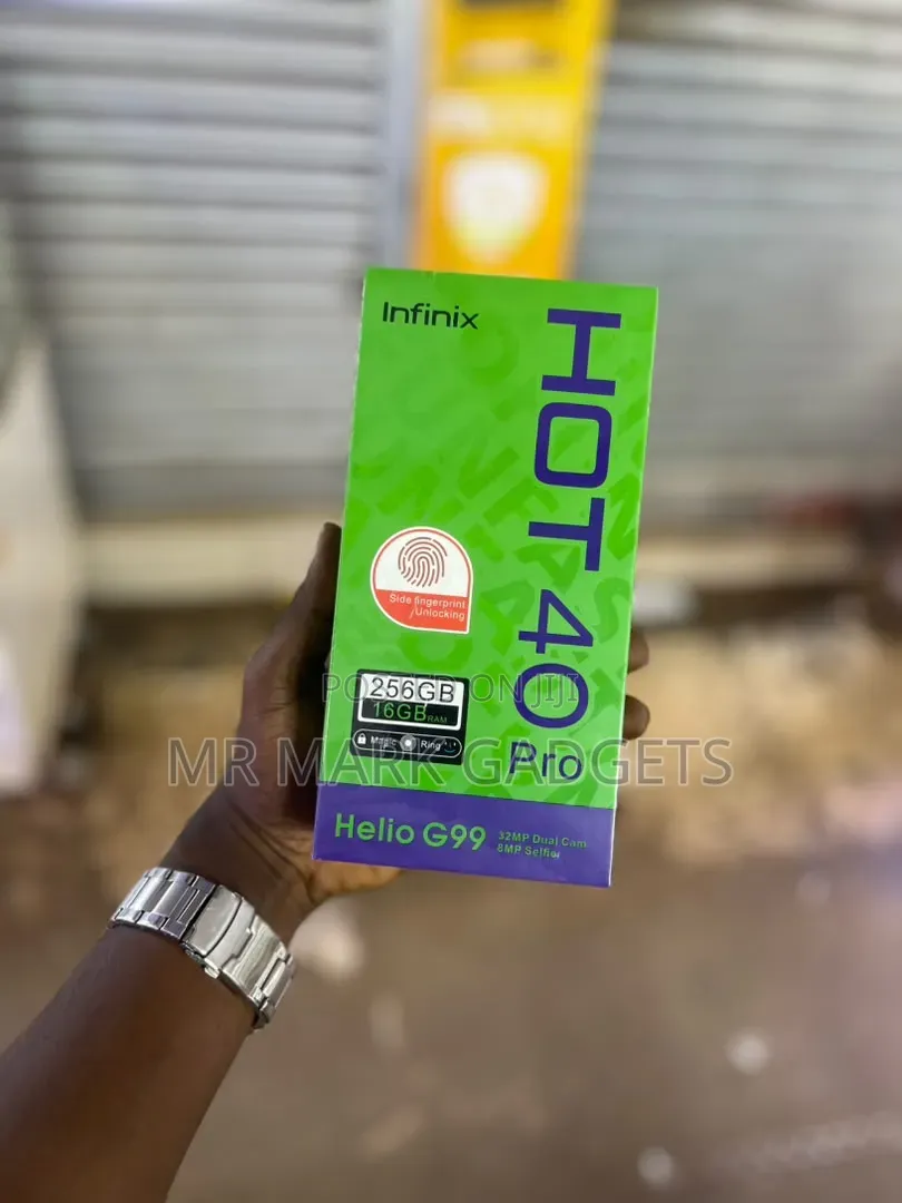 New Infinix Hot 40 Pro 256 GB Black