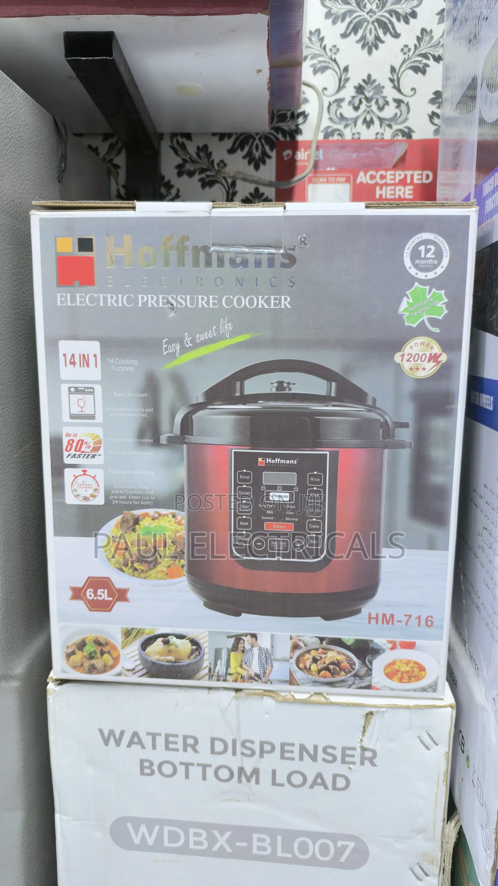 Hoffman Pressure Cooker 6.5litres