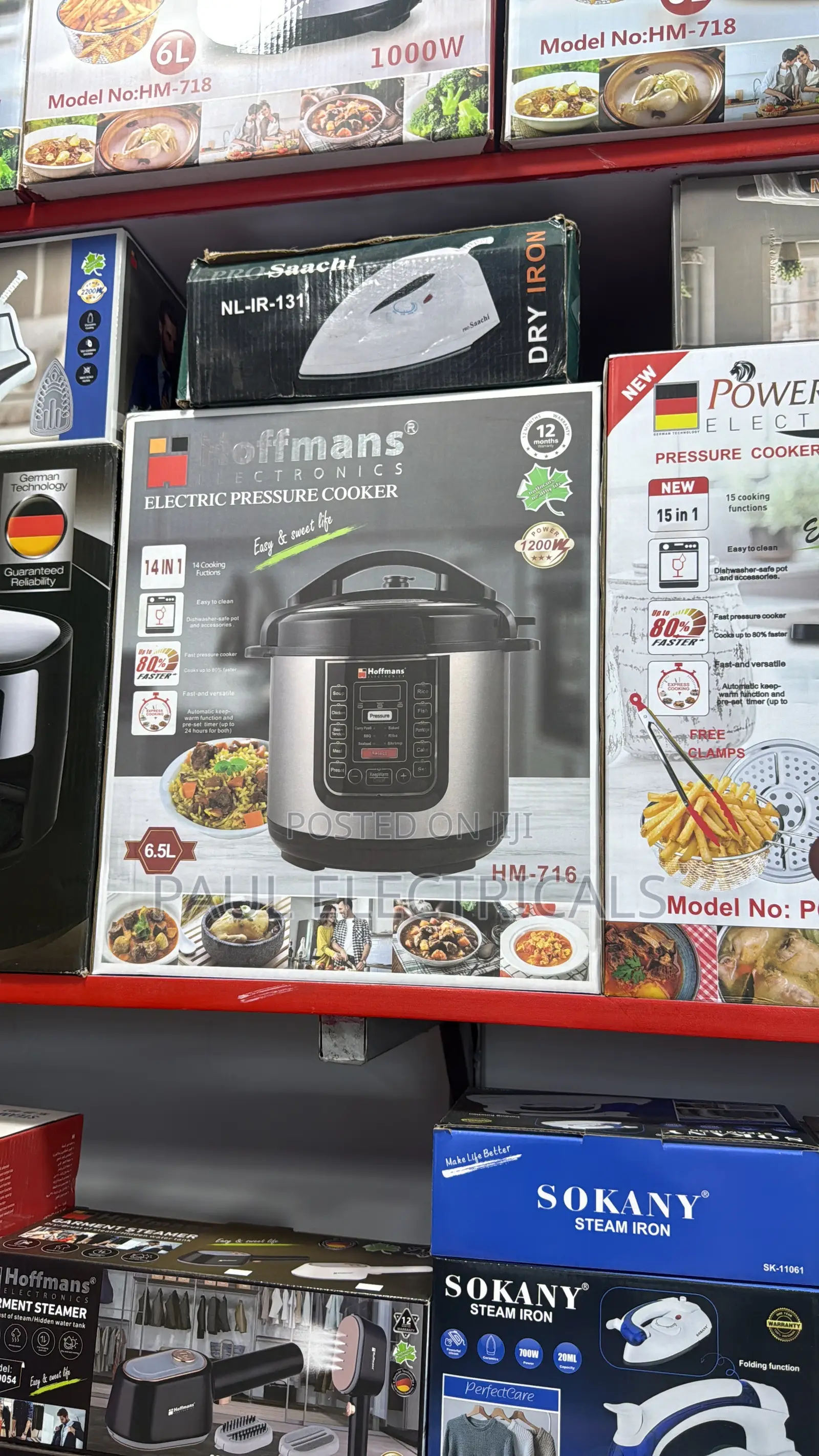Hoffman Pressure Cooker 6.5litres