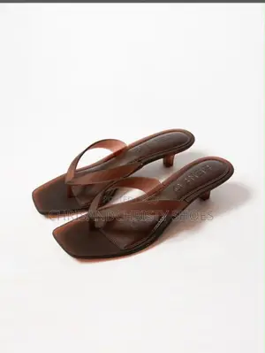 Clear Low Heel Sandles