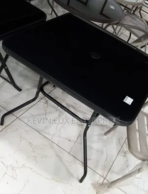 Black Glass Hanging Table