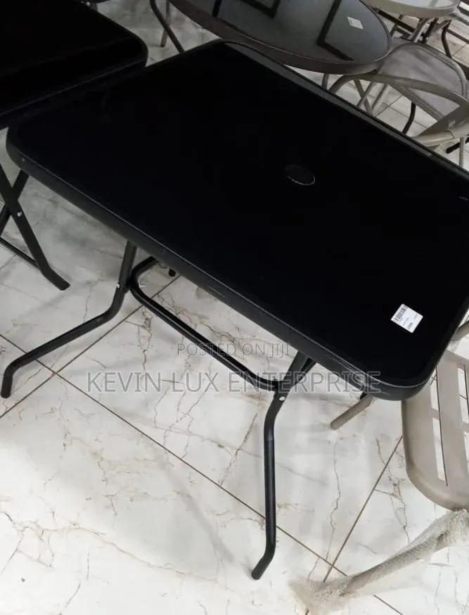 Black Glass Hanging Table