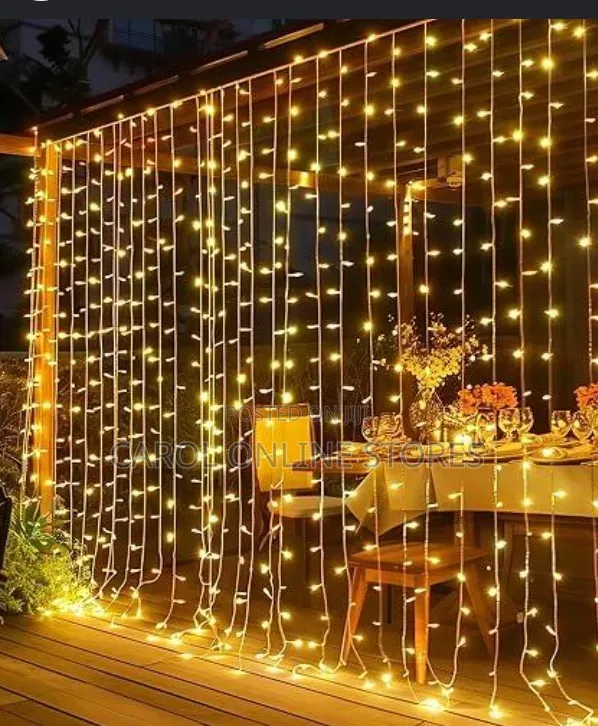 LED Curtain / Waterfall Fairy String Lights Decorative Light 3 Metres