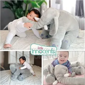 Fibre Filled Stuffed Animal Elephant Baby Pillow