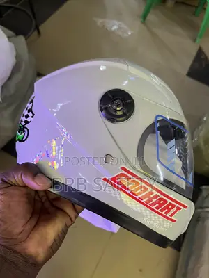 Kids Travel Helmet. White.