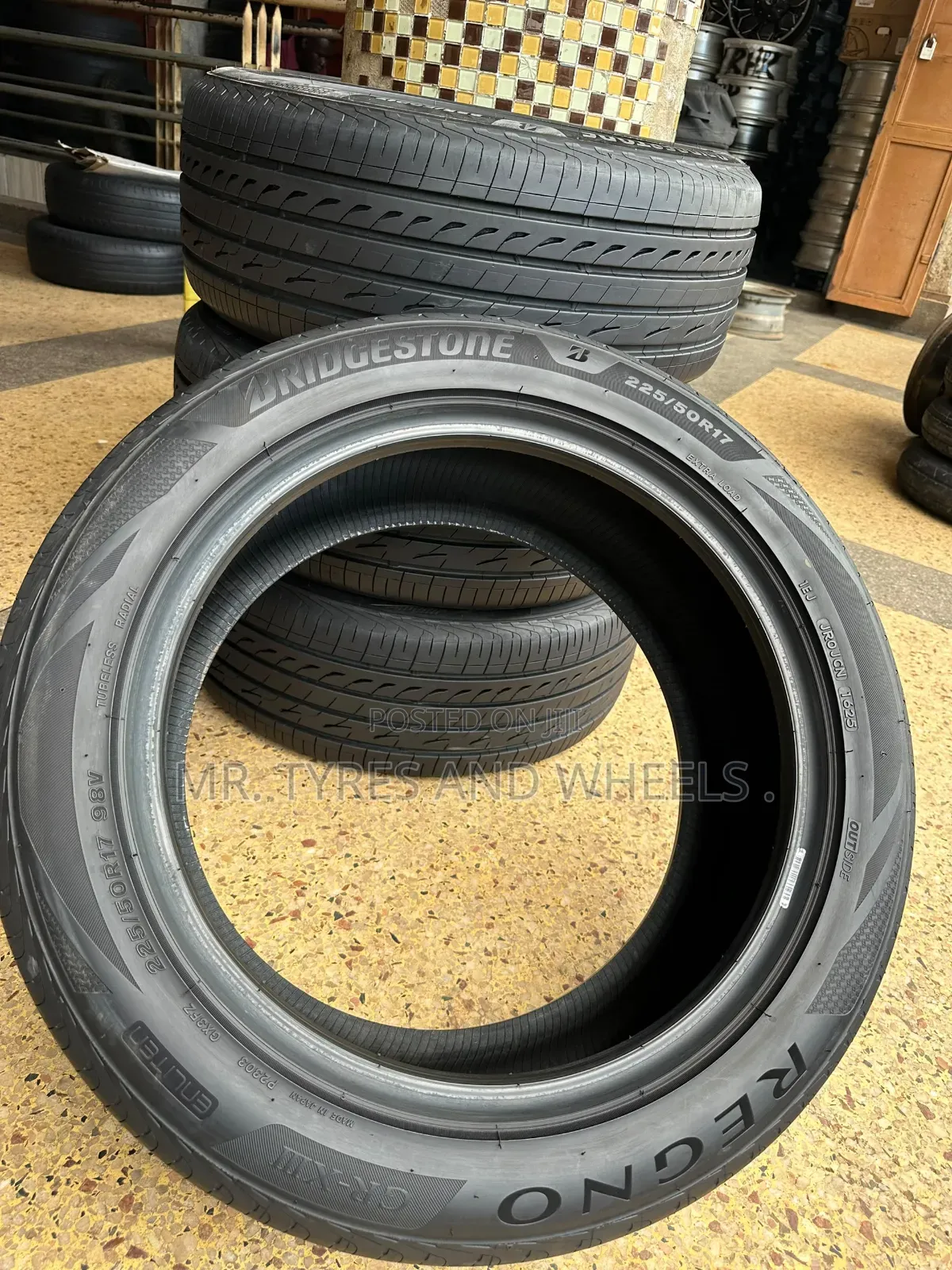 225 50 R17 Bridgestone Regno Enliten Tires From Japan 5years Warranty