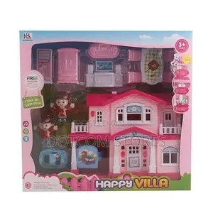 Beautiful House Toy Kids Play Plastic Model Villa House Toys