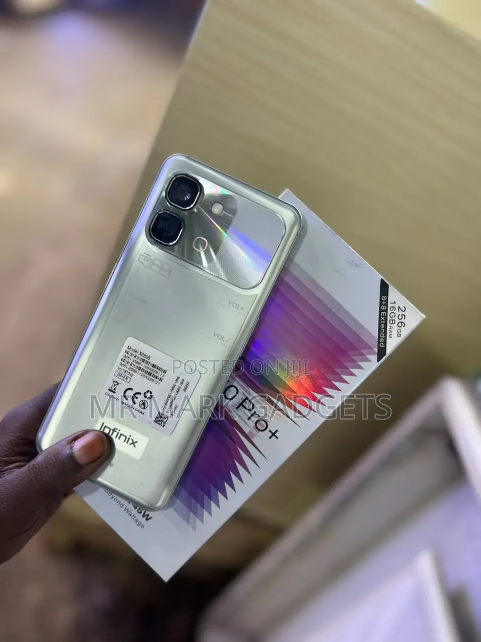 New Infinix Hot 70 Pro 5G+ 256 GB Silver